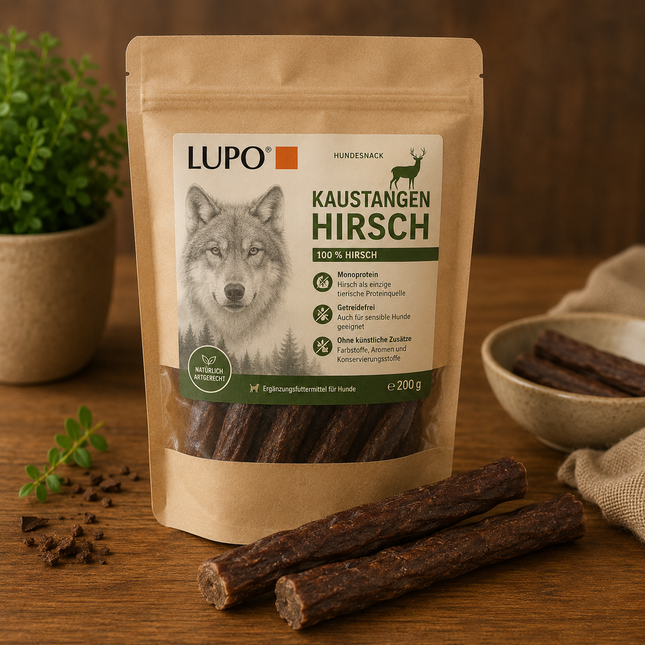 LUPO Hundesticks Kaustangen Hirsch