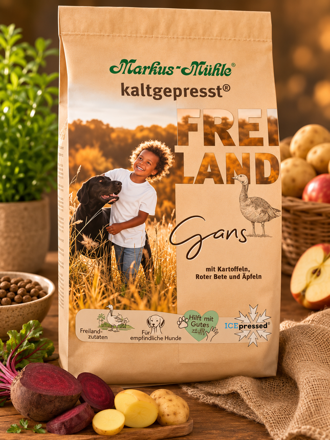 Markus Mühle Freiland Gans kaltgepresst 12kg