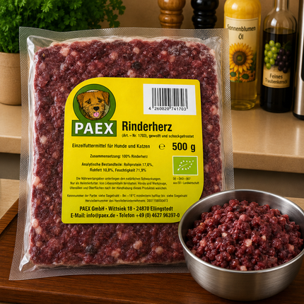Rinderherz 500g