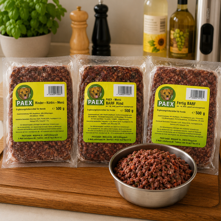 BARF Rind Menü 30kg - Vorteilspaket für Hunde